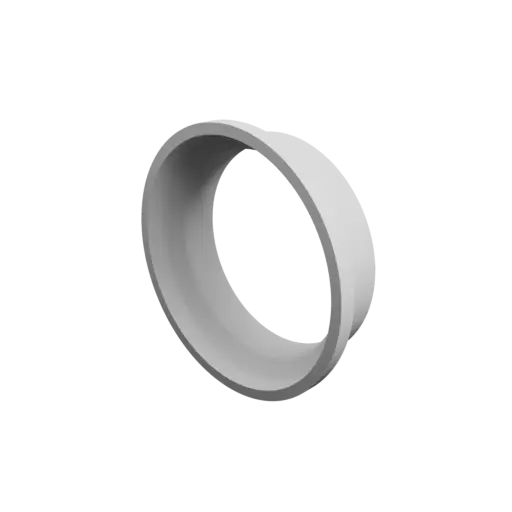 Tube adapter STL 3D file ⌀ 74–63 mm (Length: 20 mm)