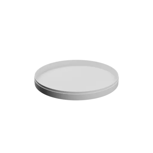 Round box with lid STL file ⌀ 200 mm - Height: 21 mm, Shell: 2.4 mm