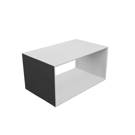fichier 3D STL Adaptateur de conduit rectangulaire 111.4x54.4mm vers 110.4x54.4mm - transition: 20mm