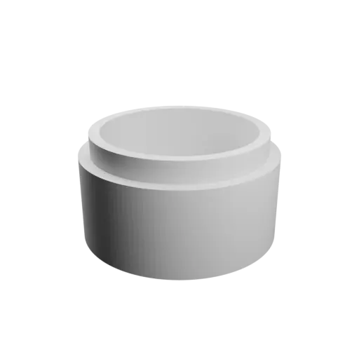 Round box with lid STL 3D file ⌀ 46 mm - Height: 30 mm, Shell: 5 mm