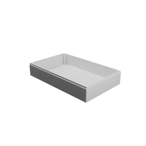 fichier STL Boîtier avec couvercle vissé : 230×143×45 mm (avec aération sur le couvercle et sous le boîtier)